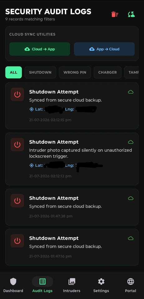 Activity Logs